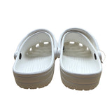 Crocs White Classic Clog Lightweight Slip-On Sandals Size M6/W8 - New