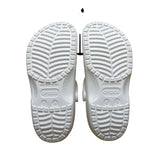Crocs White Classic Clog Lightweight Slip-On Sandals Size M6/W8 - New