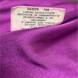 Jessica McClintock Women's Fuschia Ruched Mini Tube Dress With Back Zipper Sz 4