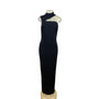 Ralph Lauren Sleeveless Halter Black Maxi Dress Womens Elegant Formal Sz 6