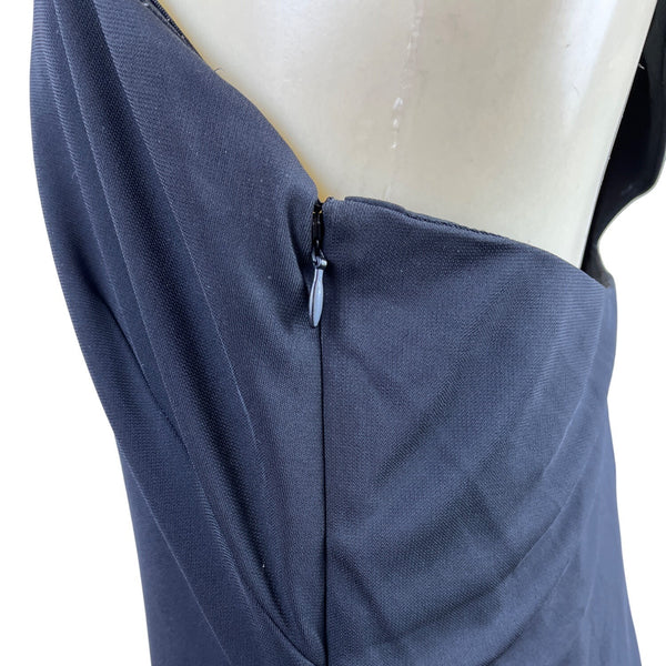 Ralph Lauren Sleeveless Halter Black Maxi Dress Womens Elegant Formal Sz 6