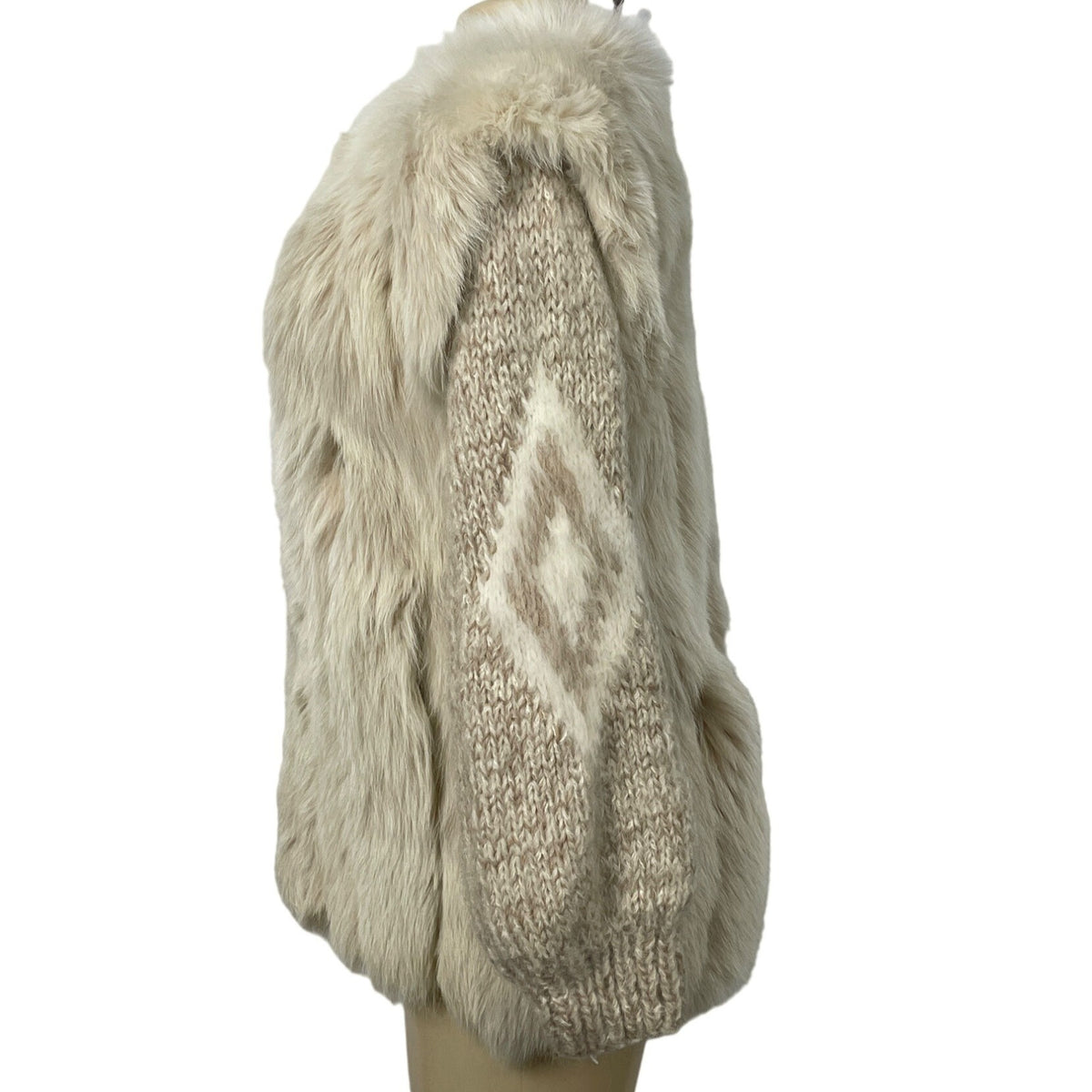 Unbranded Multi-Use White Fur Vest/Jacket for Women
