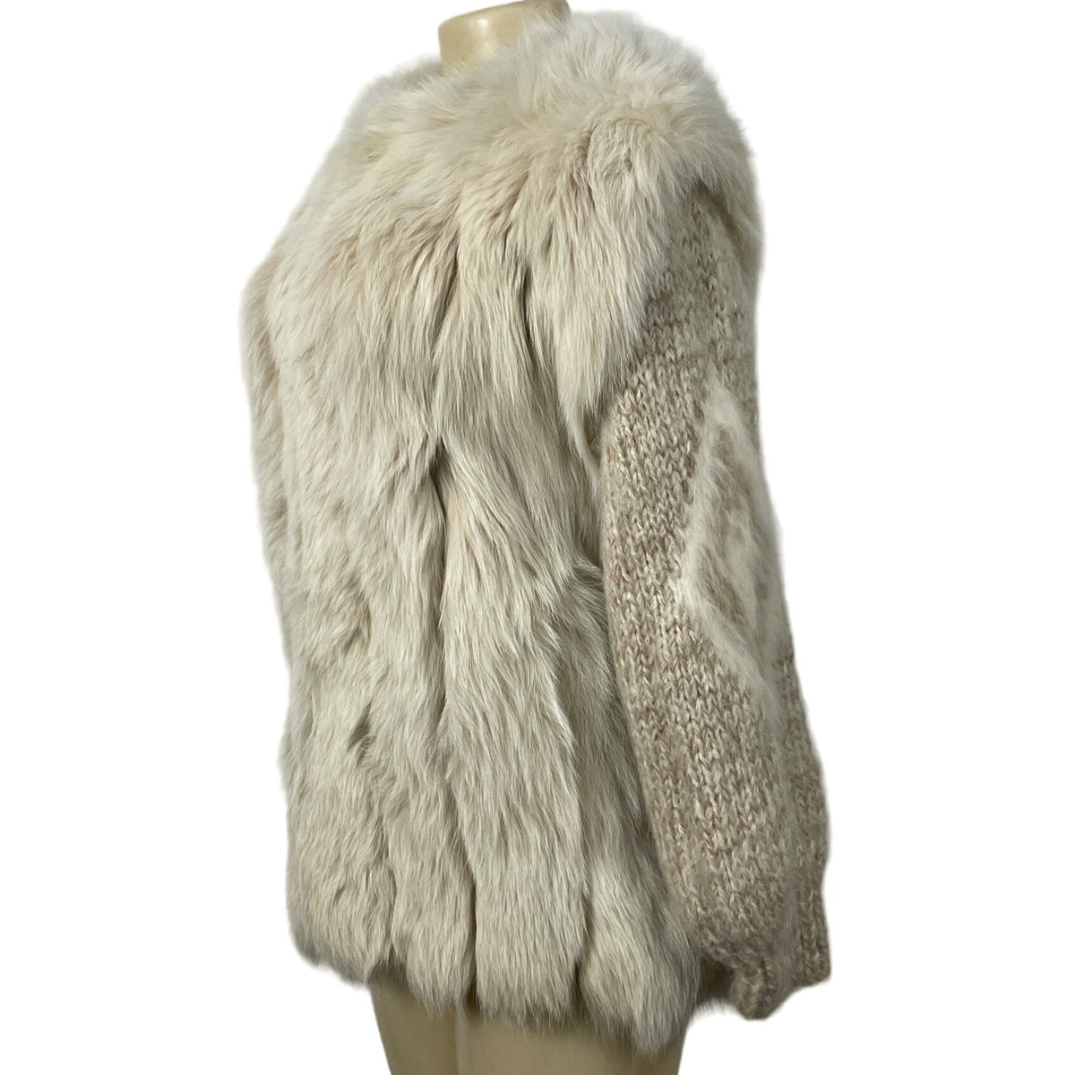 Unbranded Multi-Use White Fur Vest/Jacket for Women