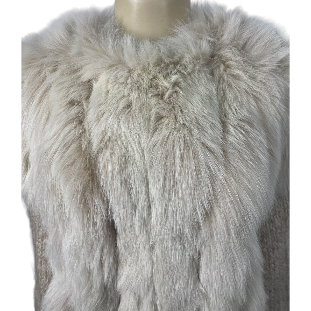 Unbranded Multi-Use White Fur Vest/Jacket for Women