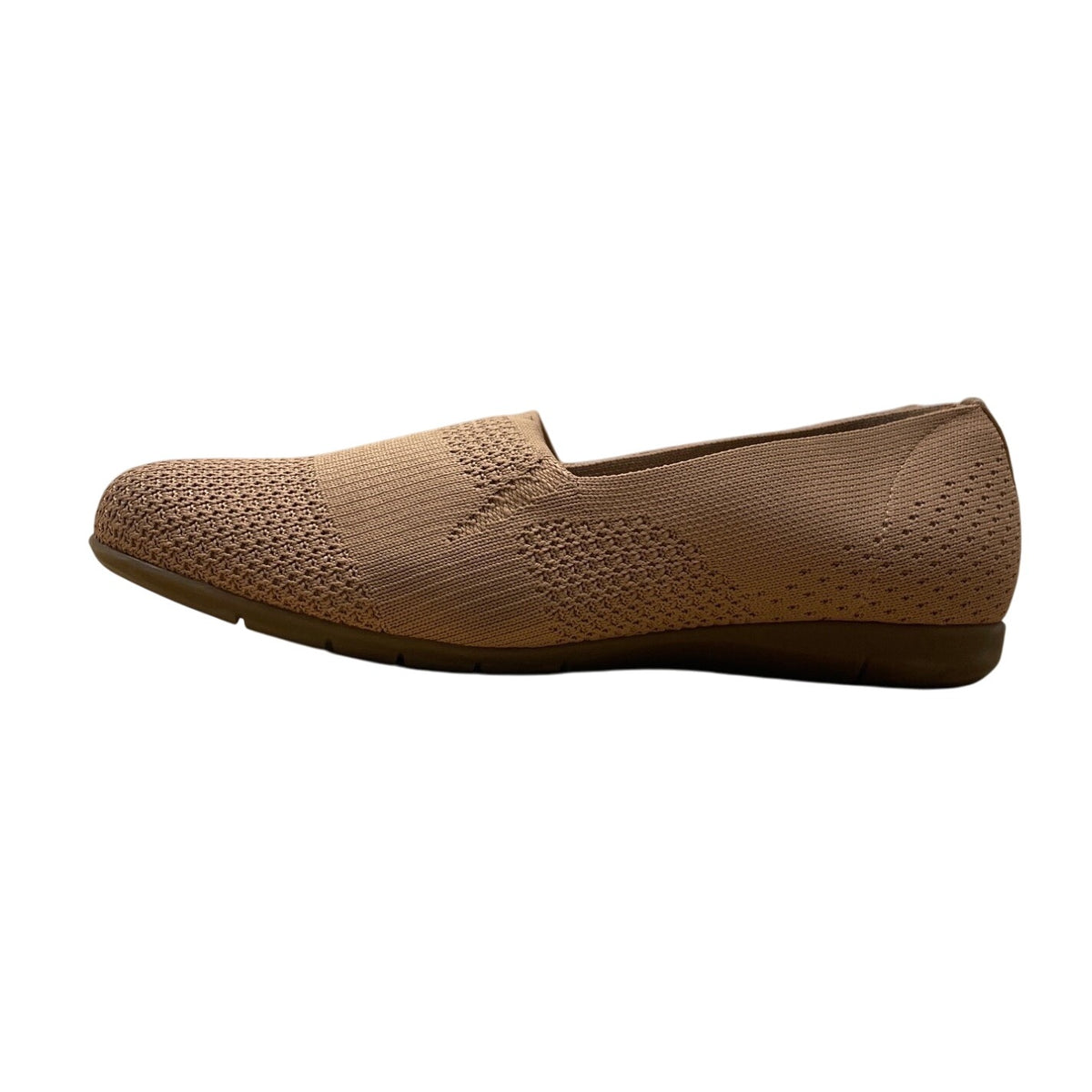 Comfort View Womens Tan Beige Slip-On Tessa Casual Flats Shoes Size 9.5W