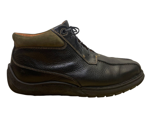 Johnston & Murphy Men’s Black Leather Ellington Ankle Chukka Boots Size 12M