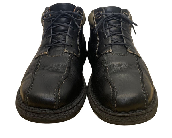 Johnston & Murphy Men’s Black Leather Ellington Ankle Chukka Boots Size 12M