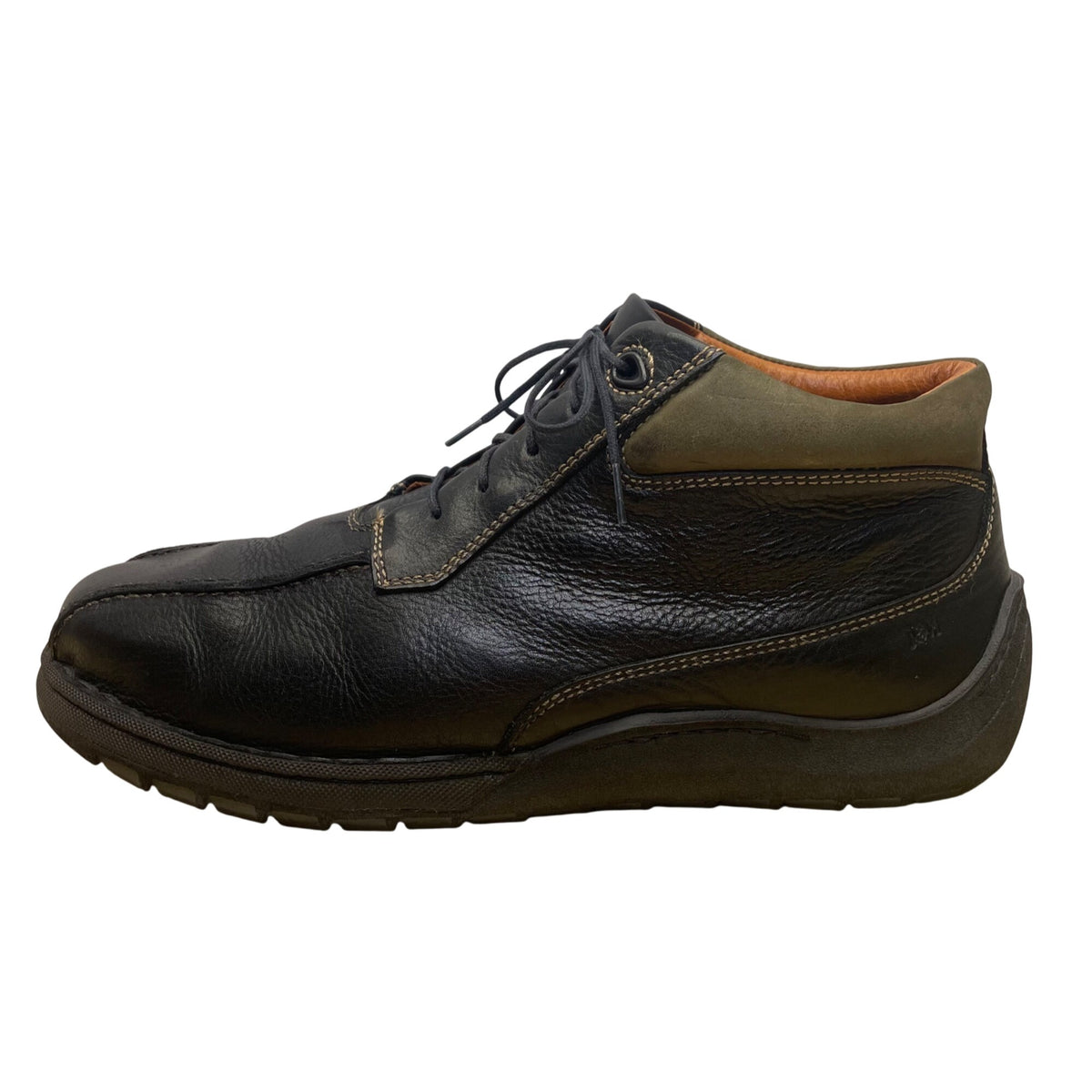 Johnston & Murphy Men’s Black Leather Ellington Ankle Chukka Boots Size 12M