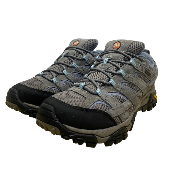 Merrell Women’s Gray Mesh & Suede Vibram Soles Upper Hiking Shoes Size 9.5