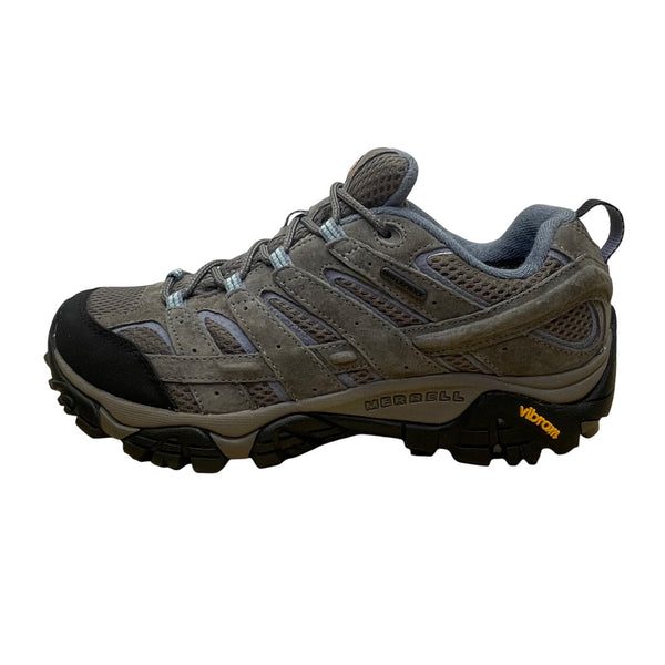 Merrell Women’s Gray Mesh & Suede Vibram Soles Upper Hiking Shoes Size 9.5