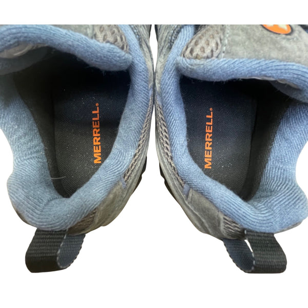 Merrell Women’s Gray Mesh & Suede Vibram Soles Upper Hiking Shoes Size 9.5