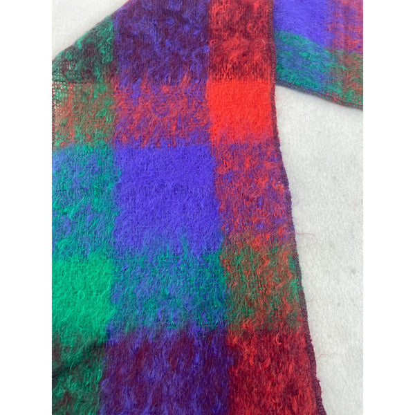 Waverley Multicolored Colorblock 100% Mohair Wool One Size