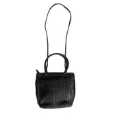 Etienne Aigner Women's Black Mesh Crossbody and Shoulder Bag Sz M