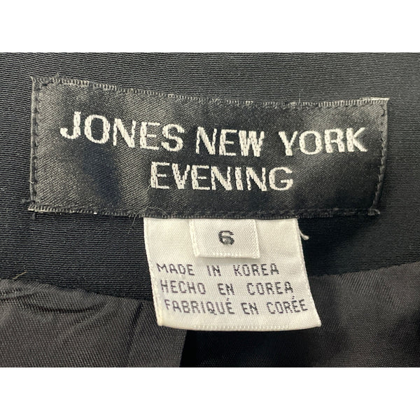 Jones New York Womens Black Evening Bolero Jacket Formal Wear Size 6