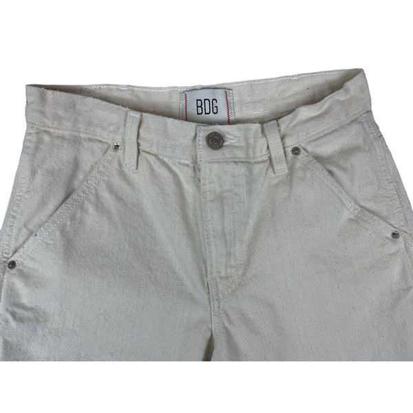 BDG Women’s Off White High Rise Straight Leg Jean Sz 26