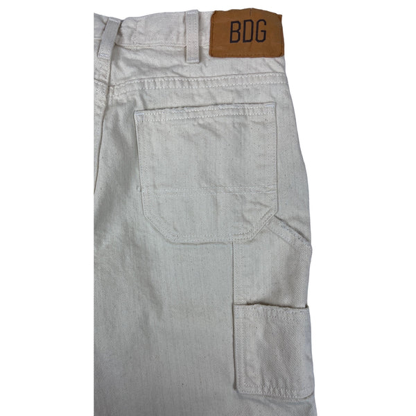 BDG Women’s Off White High Rise Straight Leg Jean Sz 26