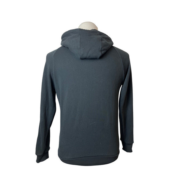 Adidas Unisex Trefoil Multicolor Logo Hoodie Sweatshirt Black Cotton Blend Sz S