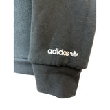 Adidas Unisex Trefoil Multicolor Logo Hoodie Sweatshirt Black Cotton Blend Sz S