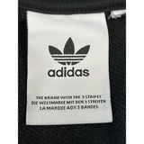Adidas Unisex Trefoil Multicolor Logo Hoodie Sweatshirt Black Cotton Blend Sz S