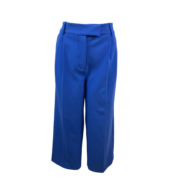J. McLaughlin Women’s Royal Blue Blazer & Wide-Leg Pants Set Office Attire Sz 6