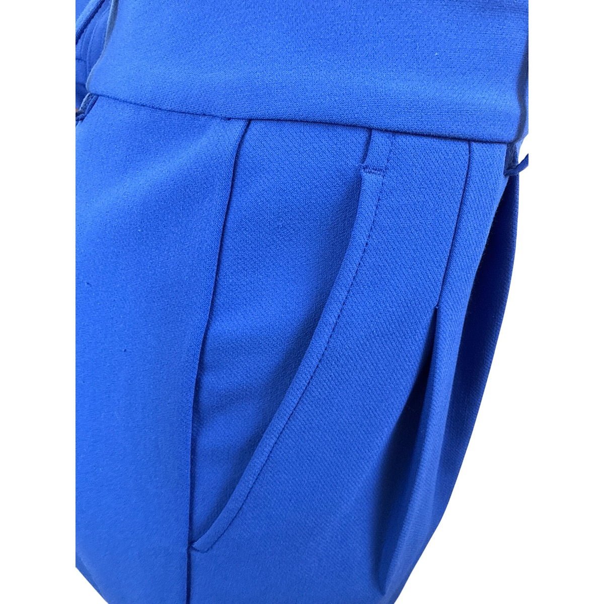 J. McLaughlin Women’s Royal Blue Blazer & Wide-Leg Pants Set Office Attire Sz 6