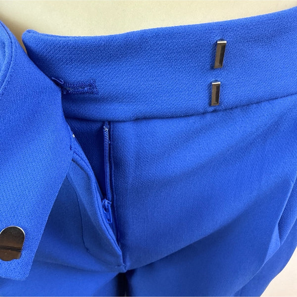 J. McLaughlin Women’s Royal Blue Blazer & Wide-Leg Pants Set Office Attire Sz 6