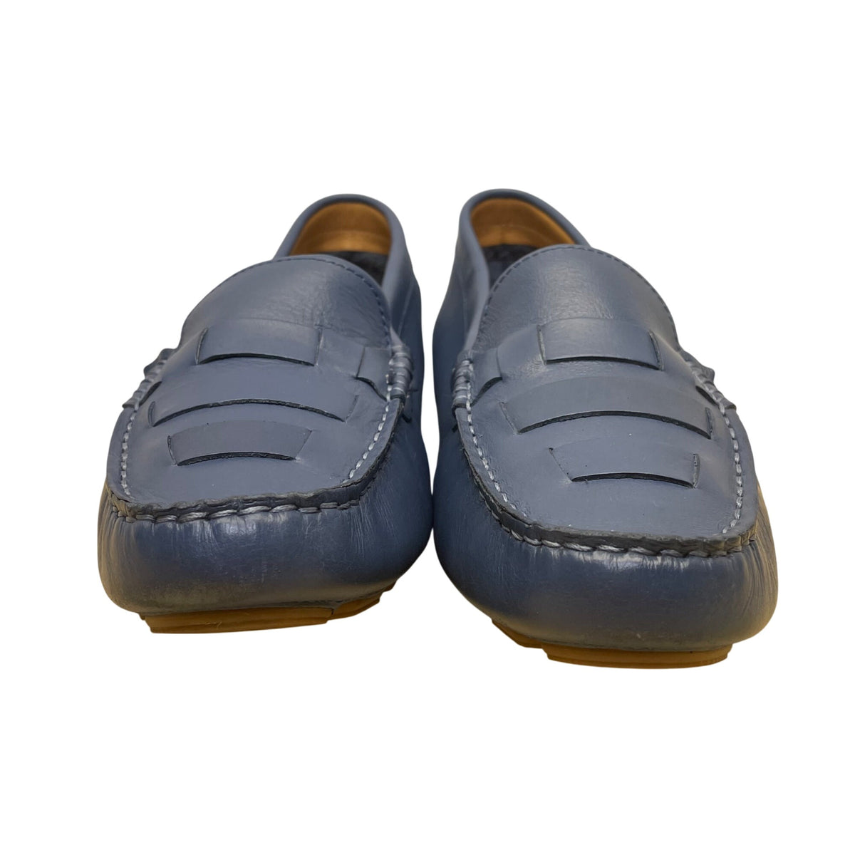 Rockport Women’s Blue Leather Comfort Sole Trutech Loafers Moccasin Size 8.5