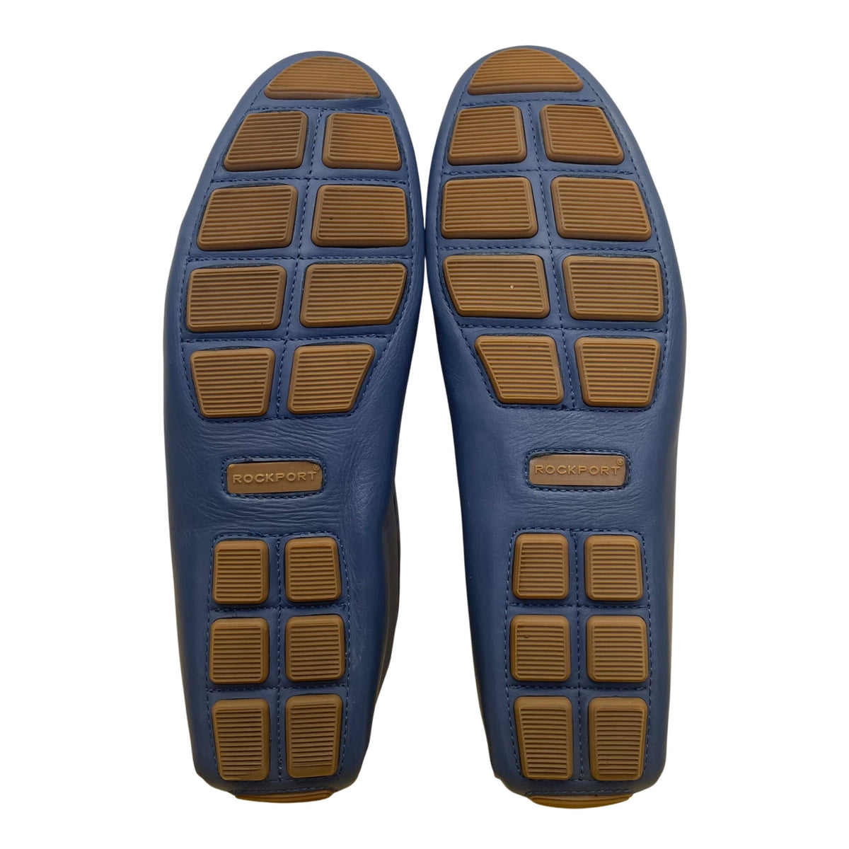 Rockport Women’s Blue Leather Comfort Sole Trutech Loafers Moccasin Size 8.5