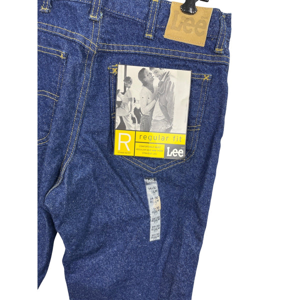 Vintage 90s Y2K Lee 34x30 Mens Regular Fit Jeans Blue Denim Made in USA New