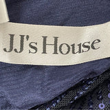JJ’s House Navy Sequin Fit & Flare Cocktail Dress W/ Spaghetti Straps Sz 6 - New