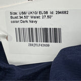 JJ’s House Navy Sequin Fit & Flare Cocktail Dress W/ Spaghetti Straps Sz 6 - New