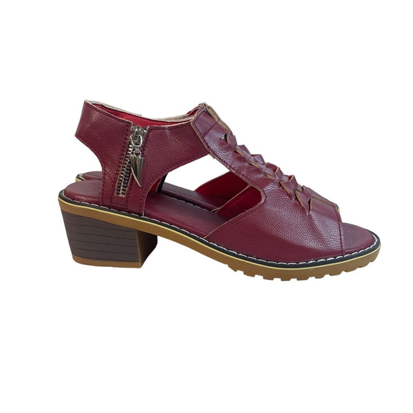 Shoes Vip Women's Red Wine Wedge Sandals Sz 40 (9.5 US)