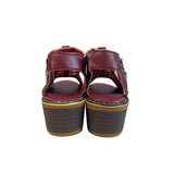 Shoes Vip Women's Red Wine Wedge Sandals Sz 40 (9.5 US)