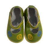 Rainbow Steps Toddler Girl's Green Squeaky Shoes Sz 16