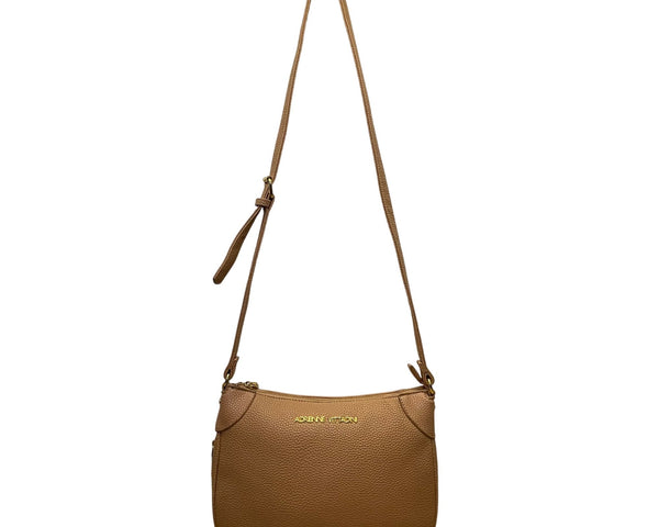 Adrienne Vittadini Women’s Rose Faux Leather Adjustable Strap Crossbody Bag Sz M