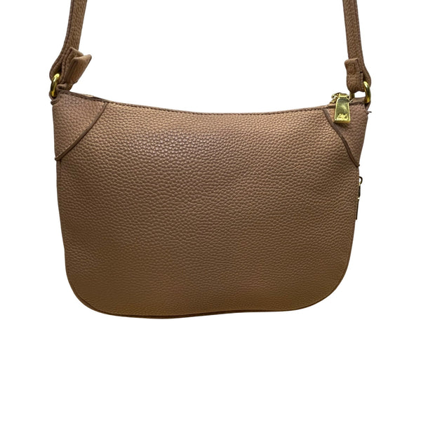 Adrienne Vittadini Women’s Rose Faux Leather Adjustable Strap Crossbody Bag Sz M