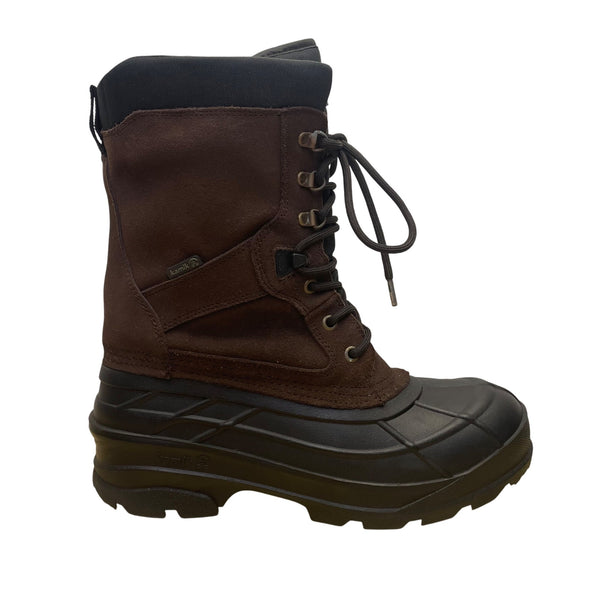 Kamik Men’s Brown Waterproof Insulated Nationplus Winter Snow Boots Size 10
