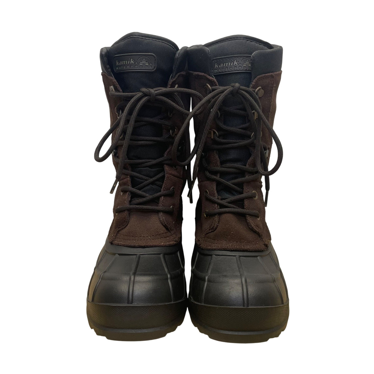 Kamik Men’s Brown Waterproof Insulated Nationplus Winter Snow Boots Size 10