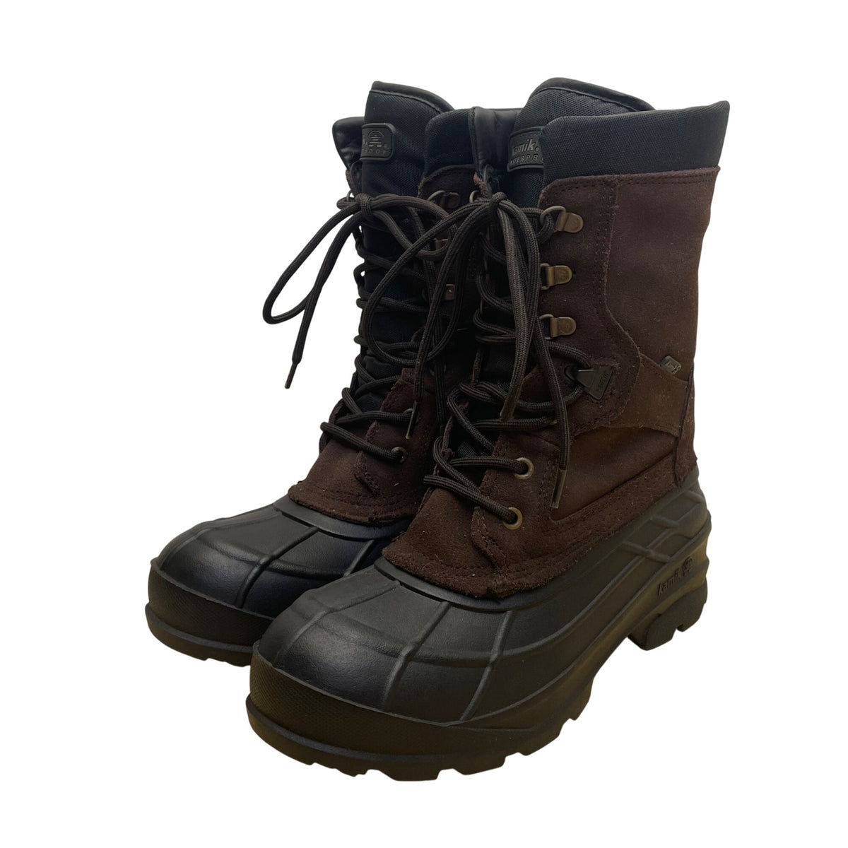 Kamik Men’s Brown Waterproof Insulated Nationplus Winter Snow Boots Size 10
