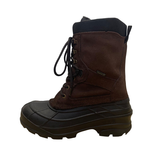 Kamik Men’s Brown Waterproof Insulated Nationplus Winter Snow Boots Size 10