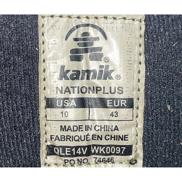 Kamik Men’s Brown Waterproof Insulated Nationplus Winter Snow Boots Size 10