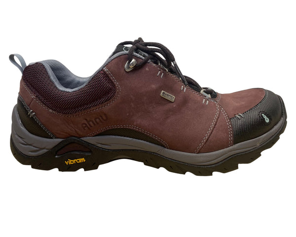 Ahnu Women’s Burgundy Leather Event Waterproof Vibram Sole Hiking Shoes Size 11
