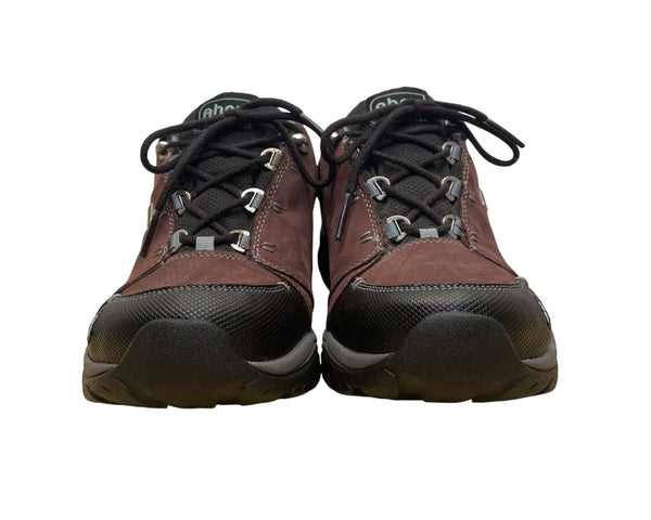 Ahnu Women’s Burgundy Leather Event Waterproof Vibram Sole Hiking Shoes Size 11