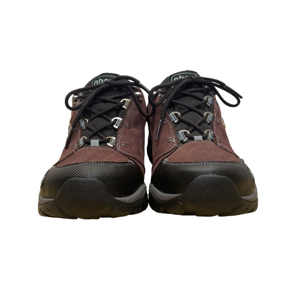 Ahnu Women’s Burgundy Leather Event Waterproof Vibram Sole Hiking Shoes Size 11