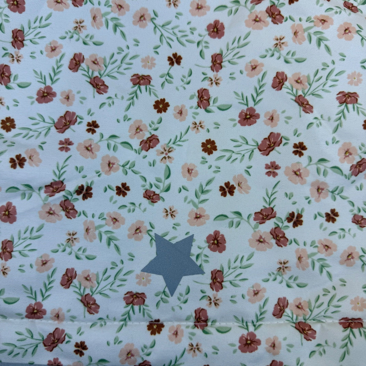 Primark Cares Girls White Floral Hooded Jacket Waterproof Sz 5-6Yrs  - New