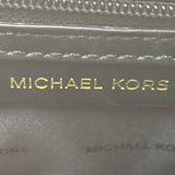 Michael Kors Black Pebbled Leather Satchel With Gold Hardware & Charm Tote Bag