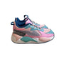 Puma Toddler Girl's Pink Blue Rsx Kinder Fit Running Shoes Sz 7C
