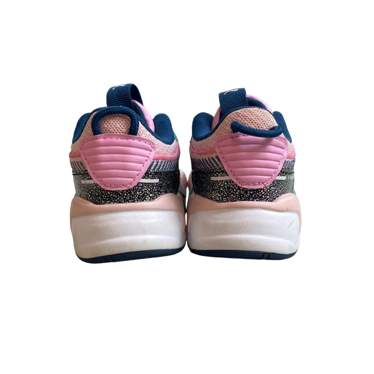 Puma Toddler Girl's Pink Blue Rsx Kinder Fit Running Shoes Sz 7C