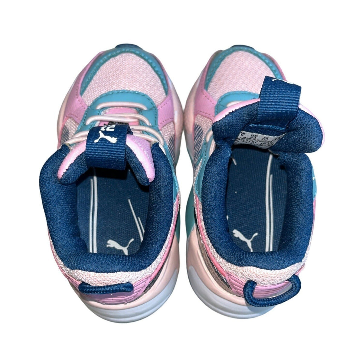 Puma Toddler Girl's Pink Blue Rsx Kinder Fit Running Shoes Sz 7C