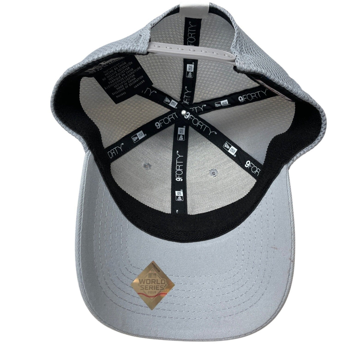 Washington Nationals 2019 World Series New Era 9Forty Post Season Cap Gray & Red